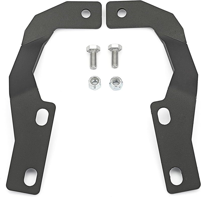 ROMELACK Ditch LED Light Brackets Hood Mount Pods Bracket Compatible with Toyota 4Runner 2010-2024 (Black) - Image 4